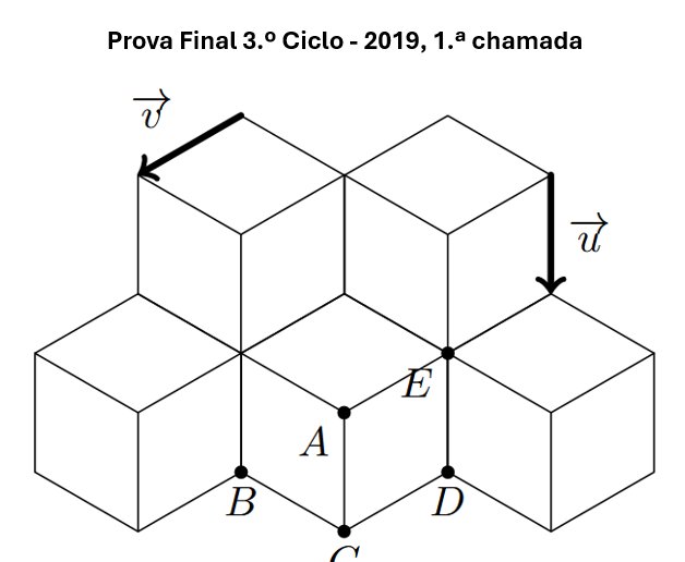 Figura do enunciado - Prova Final 3.º Ciclo - 2019, 1.ª chamada