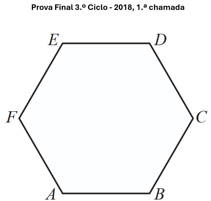 Figura do enunciado - Prova Final 3.º Ciclo - 2018, 1.ª chamada